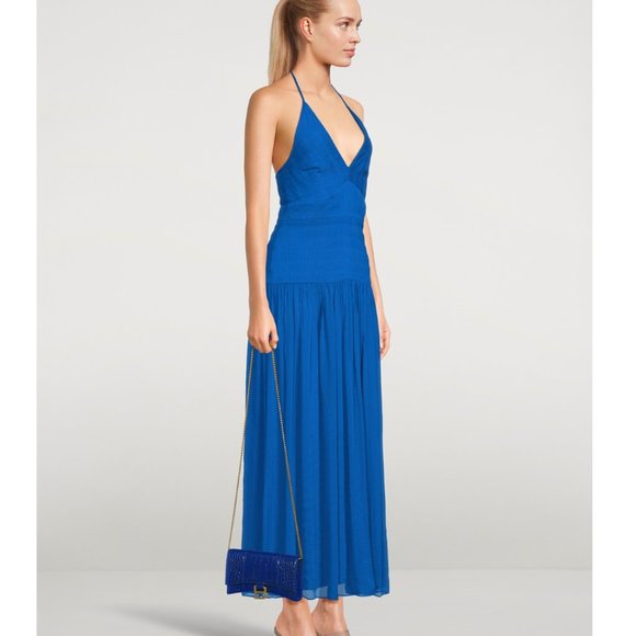 Shona Joy Leilani Chiffon Halter Midi Dress - Picture 5 of 5